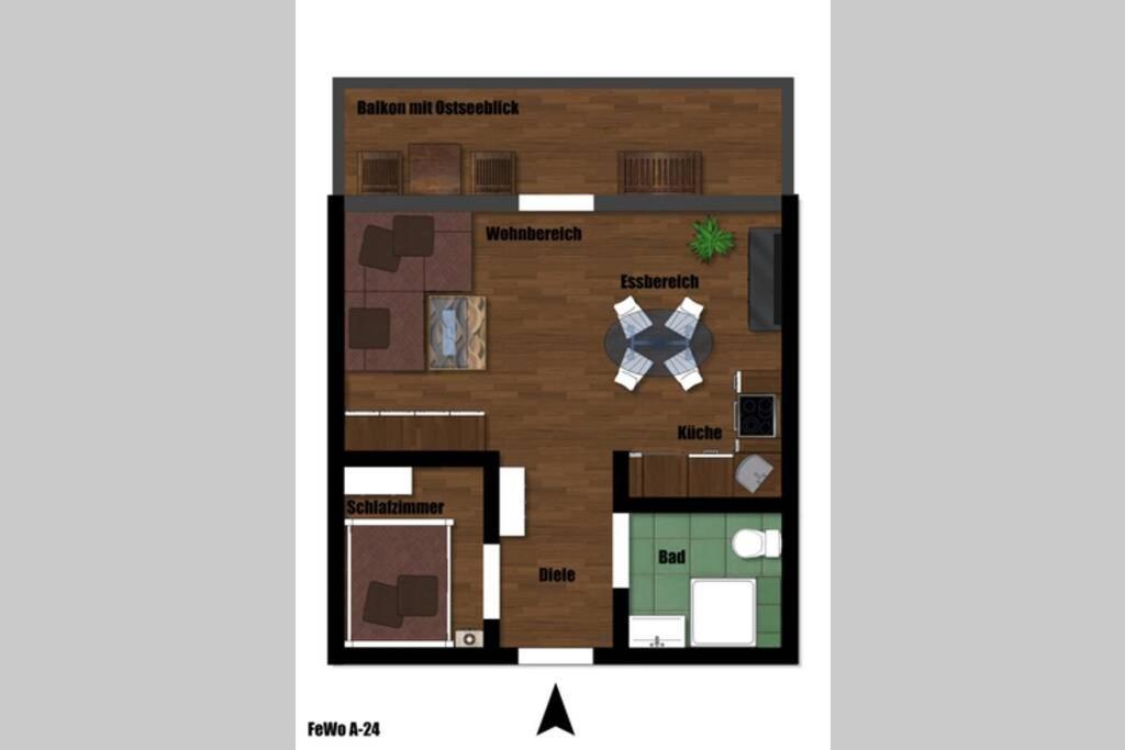 Meerblick Ferienwohnung Sierksdorf Extérieur photo